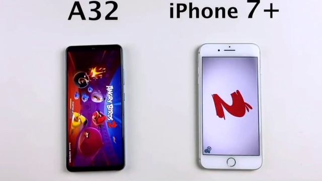 #iphone  7plus Vs Samsung A32. &  #speed Test 💯👍❤️