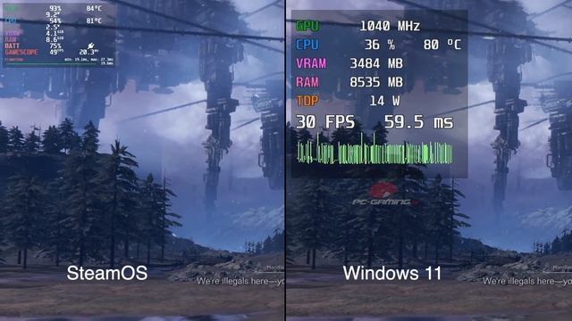 ARMORED CORE VI FIRES OF RUBICON - SteamOS vs Windows 11 - Steam Deck смотреть онлайн