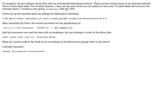 Unix & Linux: Granting all users access to mounted CIFS shares смотреть онлайн