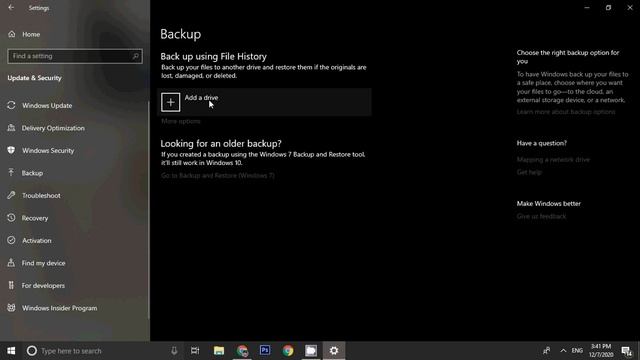 How to Windows 10 Backup in External Drive [File History Restore Windows 10] смотреть онлайн