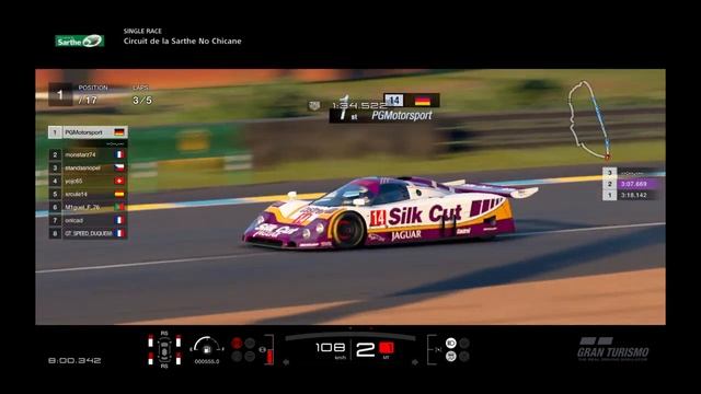 Gran Turismo™SPORT Daily Race 716 Le Mans Jaguar XJR-9 Broadcast смотреть онлайн
