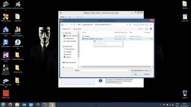 Como instalar o BackTrack 5 R3 Linux numa Máquina Virtual VMware Virtual Machine) смотреть онлайн