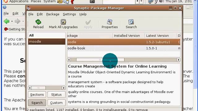 Edubuntu and old moodle deb packages circa 2008! смотреть онлайн