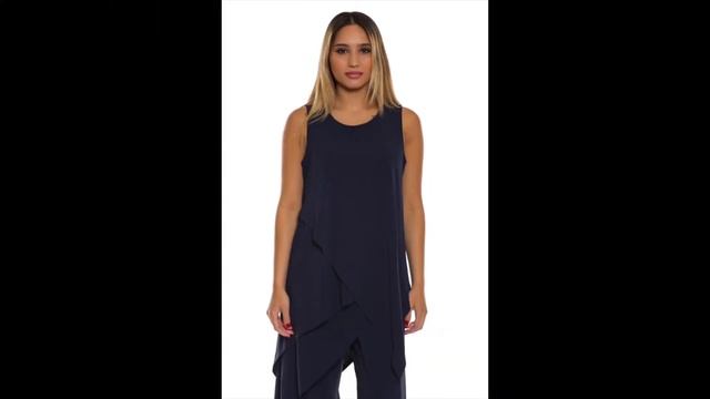 Il completo canotta e pantalone CentoXcento MadeInItaly® blu смотреть онлайн