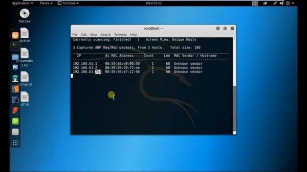 Netdiscover kali linux
