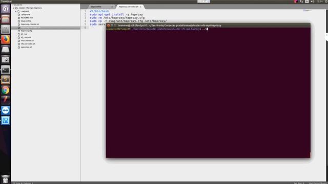 Ejemplo Vagrant (Cluster Haproxy - NFS - OpenMPI) смотреть онлайн