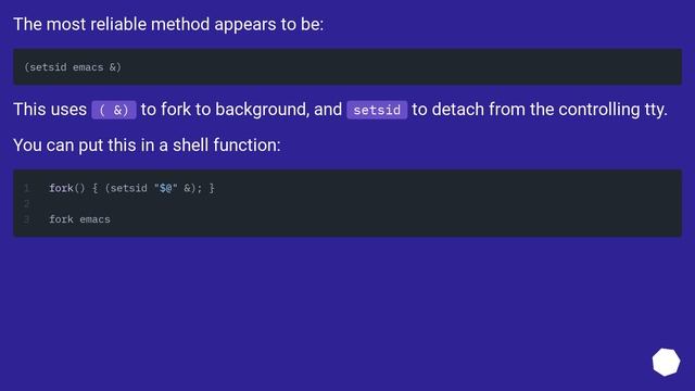 How do I fork a process that doesn't die when shell exits? смотреть онлайн