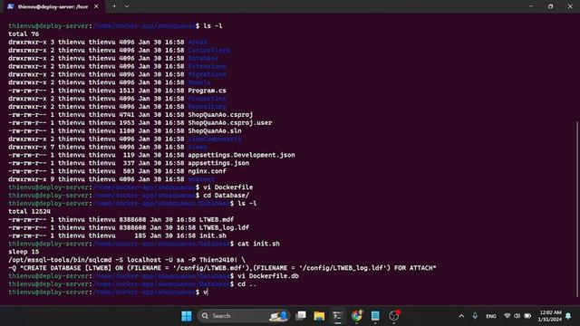 Deploy ASP.NET MVC Core + SQL Server By Docker On Ubuntu Server смотреть онлайн