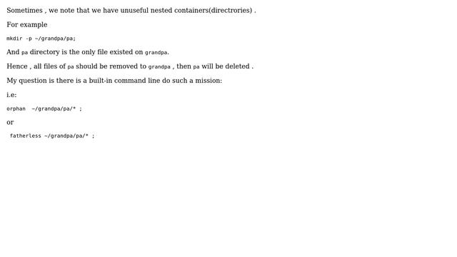 Ubuntu: remove directory to Grandpa directory and delete the parent directory смотреть онлайн