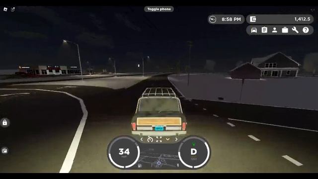 Driving My 1991 Jeep Wagoneer SUV In The Roblox Game Greenville смотреть онлайн