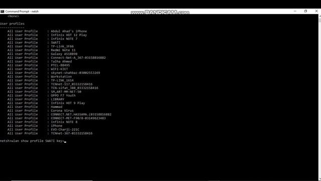 How to find all saved Wi-Fi password on Windows 10 / 11 using command prompt смотреть онлайн