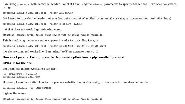 Unix & Linux: cryptsetup: Attaching loopback device failed (3 Solutions!!) смотреть онлайн