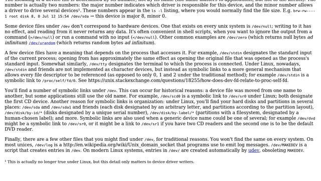 Unix & Linux: Understanding /dev and its subdirs and files (3 Solutions!!) смотреть онлайн