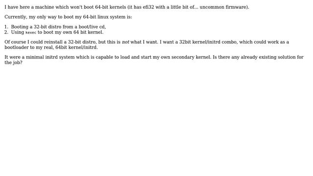 Unix & Linux: Easy way initrd to chain loading another kernel with kexec (2 Solutions!!) смотреть онлайн