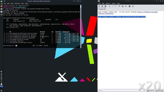 How to install Pinta on MX Linux 21.3 смотреть онлайн