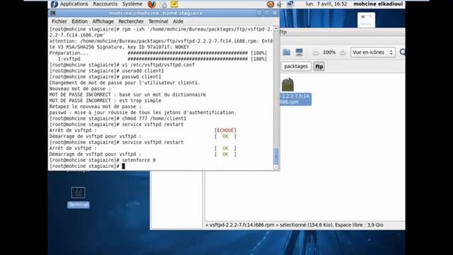 L'INSTALLATION & LA CONFIGURATION DE SERVEUR FTP SOUS FEDORA 14 смотреть онлайн