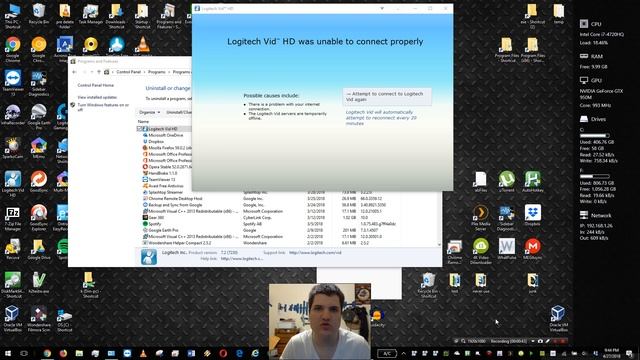 Logitech vid HD voice chat software shut down by Logitech dead abandoned software doesn't work смотреть онлайн