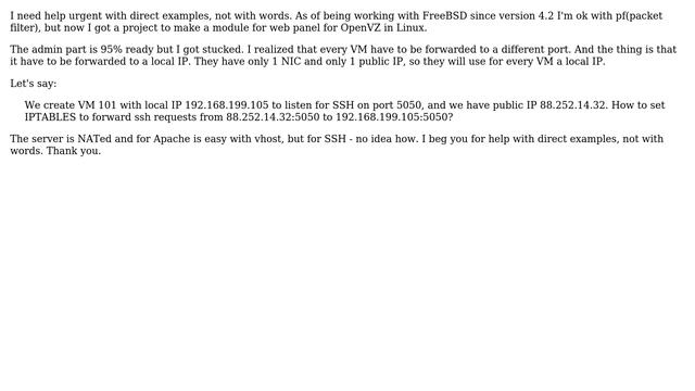 DevOps & SysAdmins: iptables forward external ip and port to internal ip and port смотреть онлайн