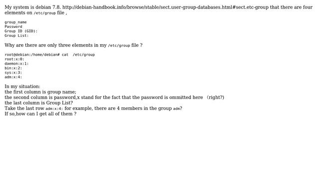 Unix & Linux: Why there are only 3 elements in my /etc/file? смотреть онлайн