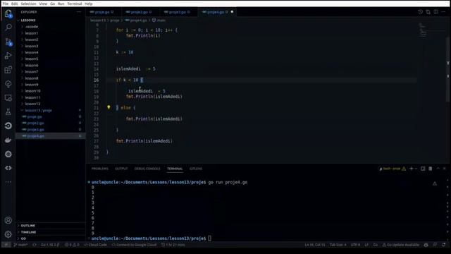 [GOLANG] Yaşam Döngüleri , Koşullar - Döngüler смотреть онлайн