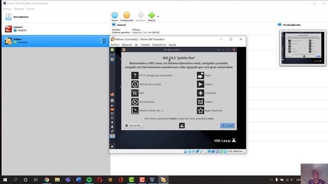 Instalación MX Linux en Virtual Box смотреть онлайн