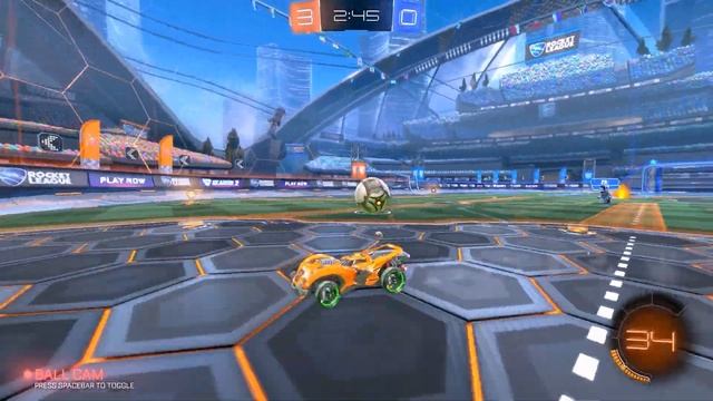 Rocket league gameplay #19 | Season 2 | Hotshot | Calculator | DFH Stadium | 3v3 смотреть онлайн
