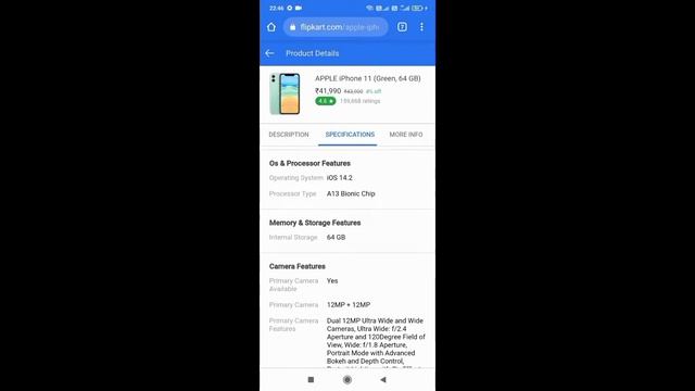 Apple iPhone 11 (64 gb rom) #@motovloger5589 смотреть онлайн