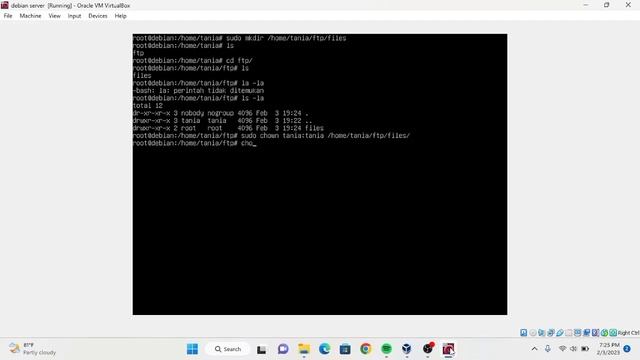 menginstalasi ftp menggunakan vsftpd pada Linux server смотреть онлайн