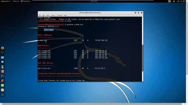NetSecNow dnsenum Tool Usage, Hacking DNS in Kali Linux 2 0 смотреть онлайн
