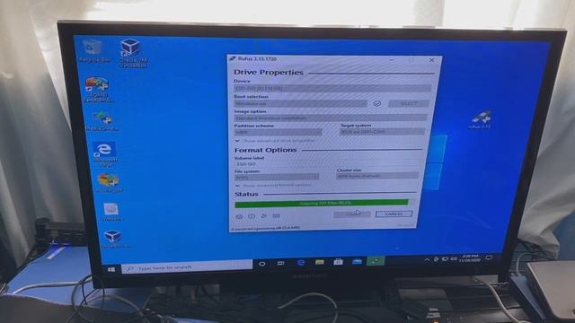installing windows 10 from a thumb drive made by rufus смотреть онлайн
