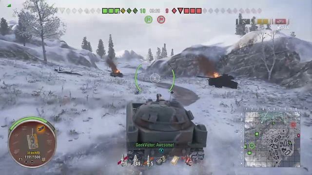 World of Tanks Xbox one HMH Chrysler K 4 Kills смотреть онлайн