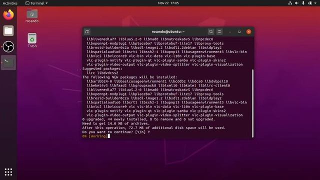 Ubuntu: Installing VLC смотреть онлайн