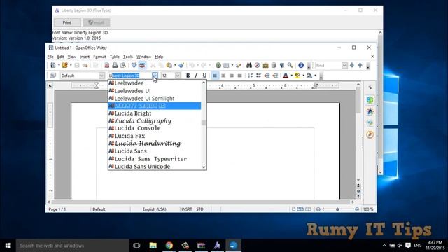How to install a font in Windows 10 смотреть онлайн
