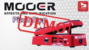 Мини-педаль MOOER Pitch Step - демонстрация звучания