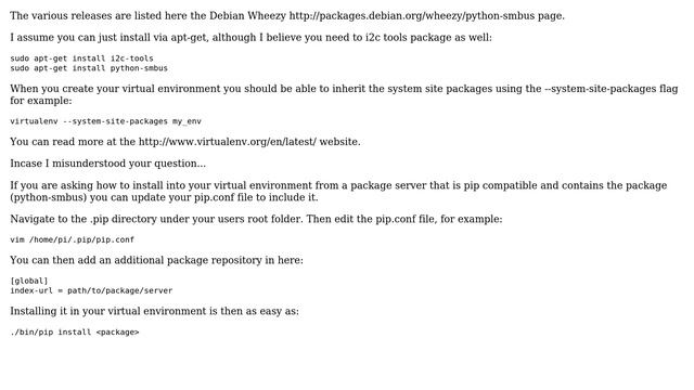 Raspberry Pi: How to install smbus to virtualenv? (2 Solutions!!) смотреть онлайн