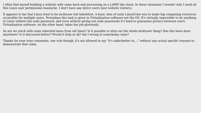 Single user linux смотреть онлайн