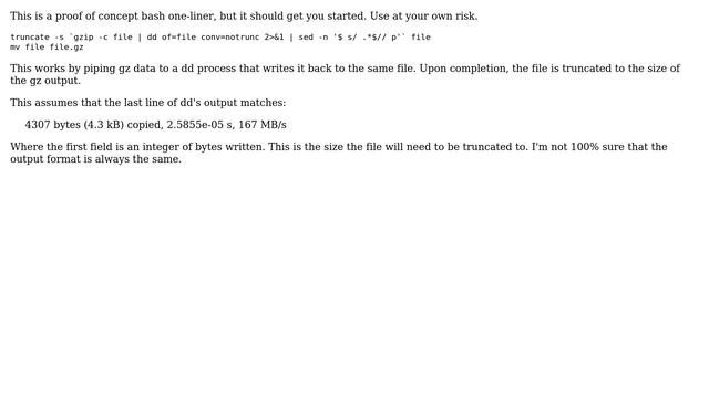 How can I compress a file on Linux in-place, without using additional disk space? (4 Solutions!!) смотреть онлайн