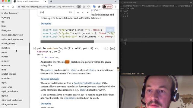 Playing with Rust lang - String trimming смотреть онлайн