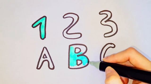 Bolalar uchun Raqamlar rasm chizish/Drawing Numbers for children/Рисование Числа для детей смотреть онлайн
