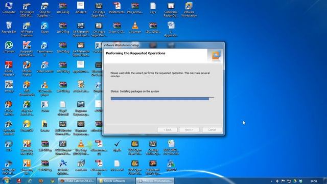 Installing VMWARE on Windows 7 смотреть онлайн
