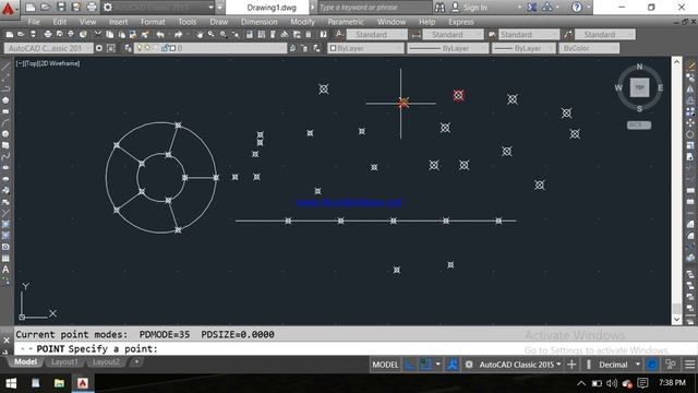 point command in autocad || Autocad in hindi || CVLdesign || tutorial 08 смотреть онлайн