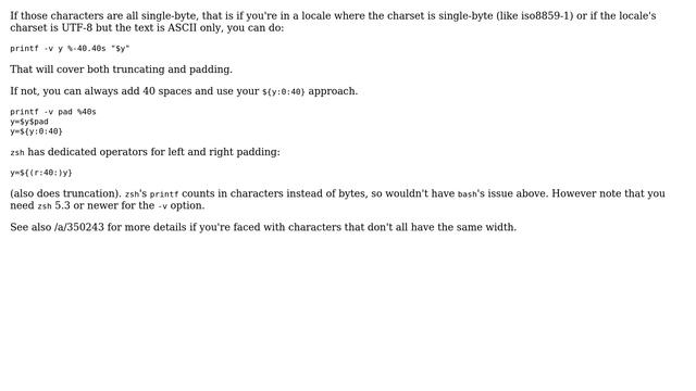 Unix & Linux: Bash add trailing spaces to justify string (3 Solutions!!) смотреть онлайн