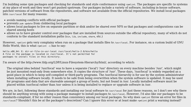 Unix & Linux: Why is "dir-or-file-in-usr-local" an error rather than a warning? (2 Solutions!!) смотреть онлайн