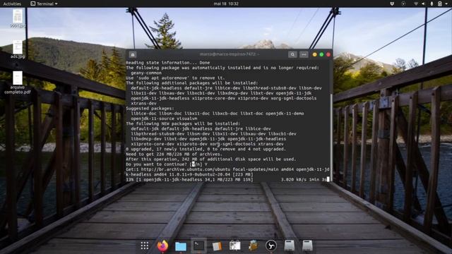 Instalando OpenJDK Linux смотреть онлайн