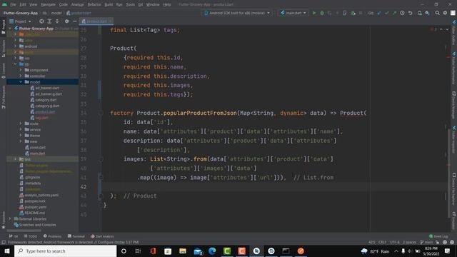 Flutter E-commerce App With REST API - Part 11 - Fetch Products#1 смотреть онлайн