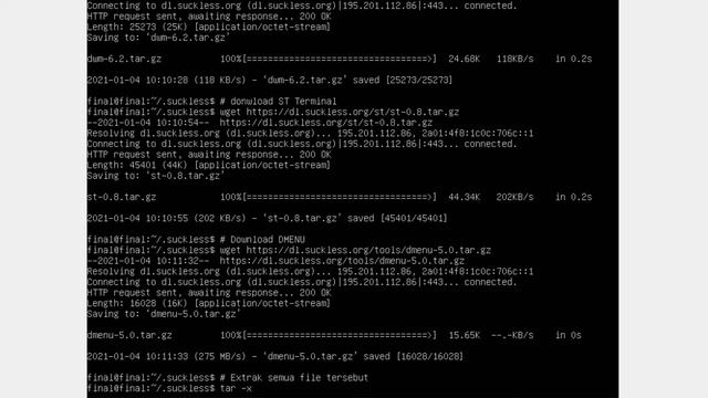 [ 1 ] Install DWM di Ubuntu Server 20.4 смотреть онлайн