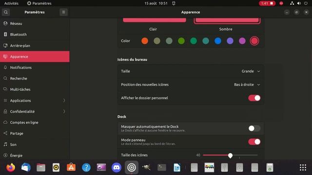 ubuntu 22 04 LTS paramètres смотреть онлайн