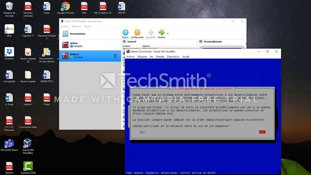 Instalación Debian 10 Máquina Virtual смотреть онлайн
