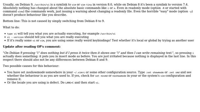Unix & Linux: How to insert and delete text in vi on Debian 9? (3 Solutions!!) смотреть онлайн