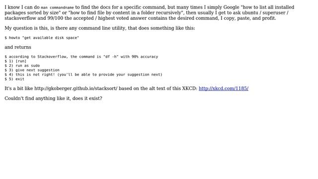 Ubuntu: Is there a command line tool that allows online search for linux commands? смотреть онлайн